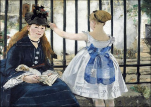 The Railway (1873), Edouard Manet - plakat 42x29,7