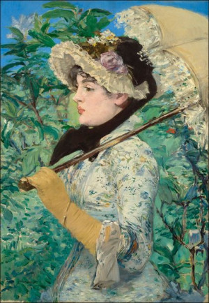 Jeanne Spring, Edouard Manet - plakat 40x60 cm