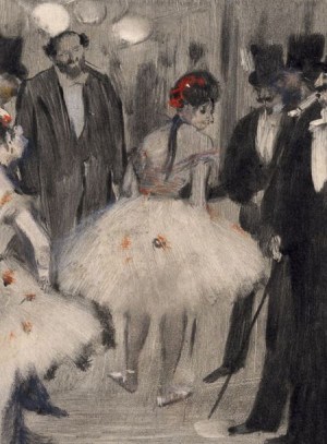 Virginie being Admired while the Marquis Cavalcant