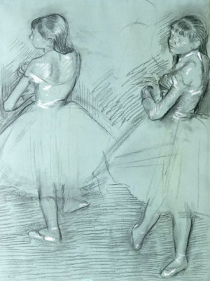 Two Dancers1879, Edgar Degas - plakat 20x30 cm
