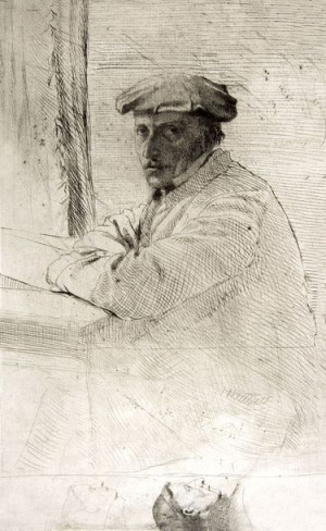 The Engraver Joseph Tourny, Edgar Degas - plakat 6