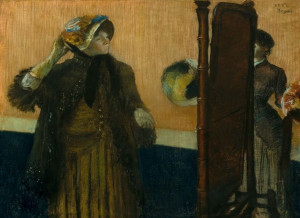 At the Milliners, Edgar Degas - plakat 30x20 cm