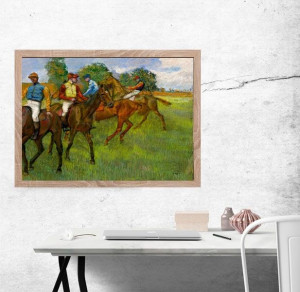 Before the Race, Edgar Degas - plakat 91,5x61 cm