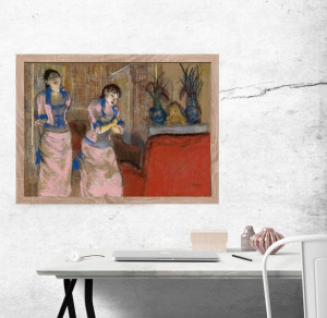 Two Women, Edgar Degas - plakat 100x70 cm