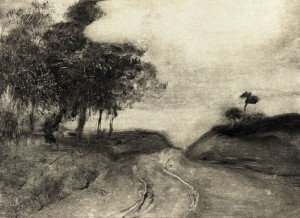 The Road, Edgar Degas - plakat 30x20 cm