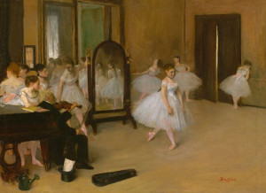 The Dancing Class, Edgar Degas - plakat 30x20 cm