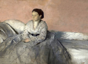 Madame René de Gas, Edgar Degas - plakat 29,7x21 c