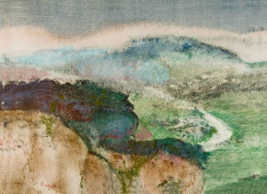 Landscape, Edgar Degas - plakat 29,7x21 cm