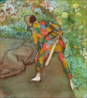 Harlequin , Edgar Degas - plakat 40x60 cm