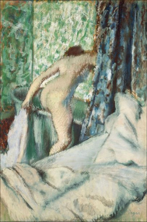 Nude lady, Edgar Degas - plakat 61x91,5 cm