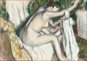 Nude lady, Edgar Degas - plakat 100x70 cm