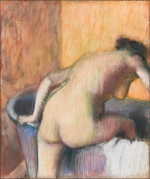 Naked lady, Edgar Degas - plakat 70x100 cm