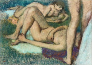 Naked women, Edgar Degas - plakat 84,1x59,4 cm