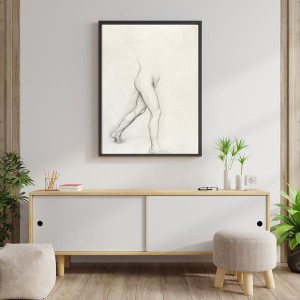 Study of a Girl’s Legs, Edgar Degas - plakat 21x29