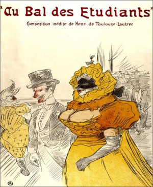 Au Bal des Etudiants, Henri de Toulouse-Lautrec -