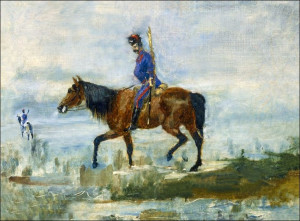 Hussars, Henri de Toulouse-Lautrec - plakat 50x40