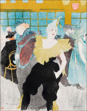 Elles: The Clownesse, Henri De Toulouse-Lautrec -