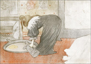Femme au tub, Henri De Toulouse-Lautrec - plakat 5