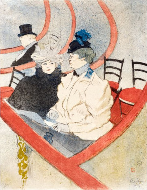 Box in the Grand Tier, Henri De Toulouse-Lautrec -