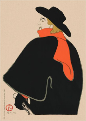 Aristide Bruant, in His Cabaret, Henri De Toulouse