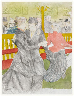 Dance at the Moulin Rouge, Henri De Toulouse-Lautr