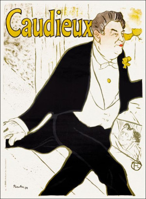 Caudious, Henri De Toulouse-Lautrec - plakat 42x59
