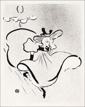 Jane Avril, Henri De Toulouse-Lautrec - plakat 21x