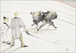 At the Circus: Acrobats, Henri De Toulouse-Lautrec