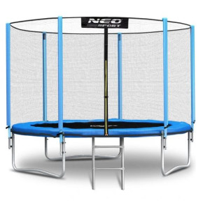 Mała Trampolina dla dzieci z SIATKĄ + Drabinka 183cm trampolina ogrodowa