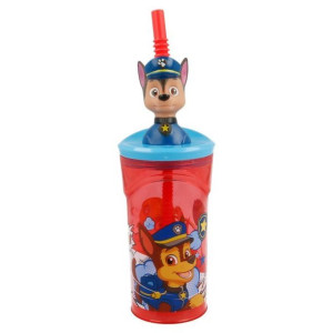Paw Patrol - Kubek 3D ze słomką 360 ml