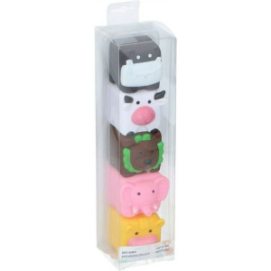 Eddy Toys - Gumowe klocki do kąpieli 5 szt. (Zestaw2)
