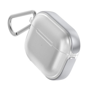 X-Doria Raptic Air - Etui AirPods 3 z karabińczykiem (Silver)
