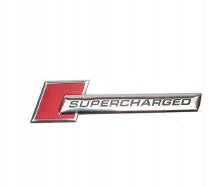 SUPERCHARGED EMBLEMAT przyklejany błotniki klapa