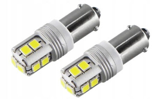 LED Żarówka BA9S Diody 3030 10 LED 6000K Białe