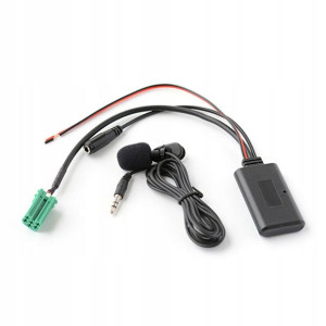 RENAULT Adapter BLUETOOTH AUX 6 PIN Hands Free mic