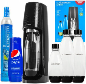 Sodastream Spirit Saturator Wody Syfon + Dodatki