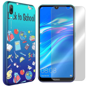 Etui Do Huawei Y7 2019 / Y7 Pro 2019 School +szkło