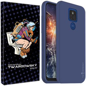 Etui Do Moto E7 Plus Twardowsky Hole + Szkło 9h