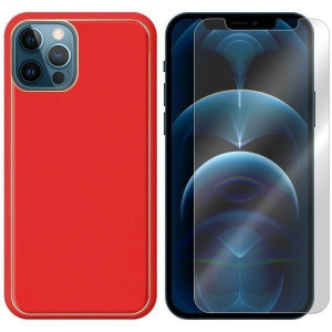 Etui Do Iphone 12 Pro Max Case Ecoleather + Szkło