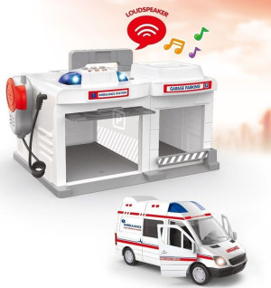 Parking Dla Ambulansu Ze Światłęm I Dźwiękiem