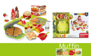 Zestaw Fast Food Z Opiekaczem Na Baterie 50x35x7,5