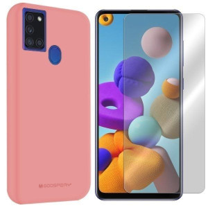 Etui Do Samsung Galaxy A21s Mercury Soft +szkło 9h