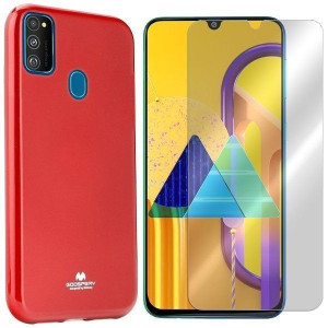 Etui Do Samsung Galaxy M30s Mercury Jelly + Szkło