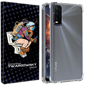 Etui Do Vivo Y20s Pokrowiec Twardowsky Air + Szkło