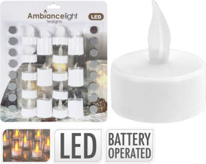 Świeca LED Tealight zestaw 16 sztuk