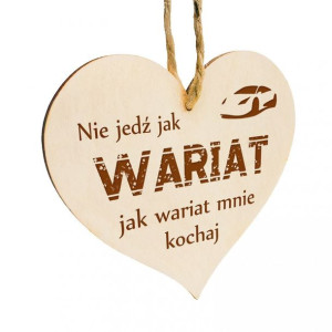 Zawieszka do samochodu Wariat Samochód