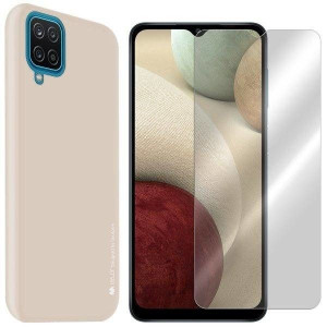 Etui Do Samsung Galaxy A12 Mercury I-jelly + Szkło