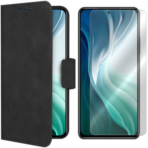 Etui Do Xiaomi Poco F3 Pro Fancy Velvet +szkło 9h