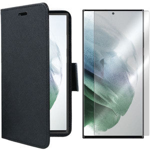 Etui Do Samsung Galaxy S22 Ultra Fancy + Szkło 9h