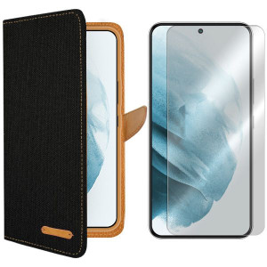 Etui Do Sam Galaxy S22 Plus Fancy Canvas + Szkło